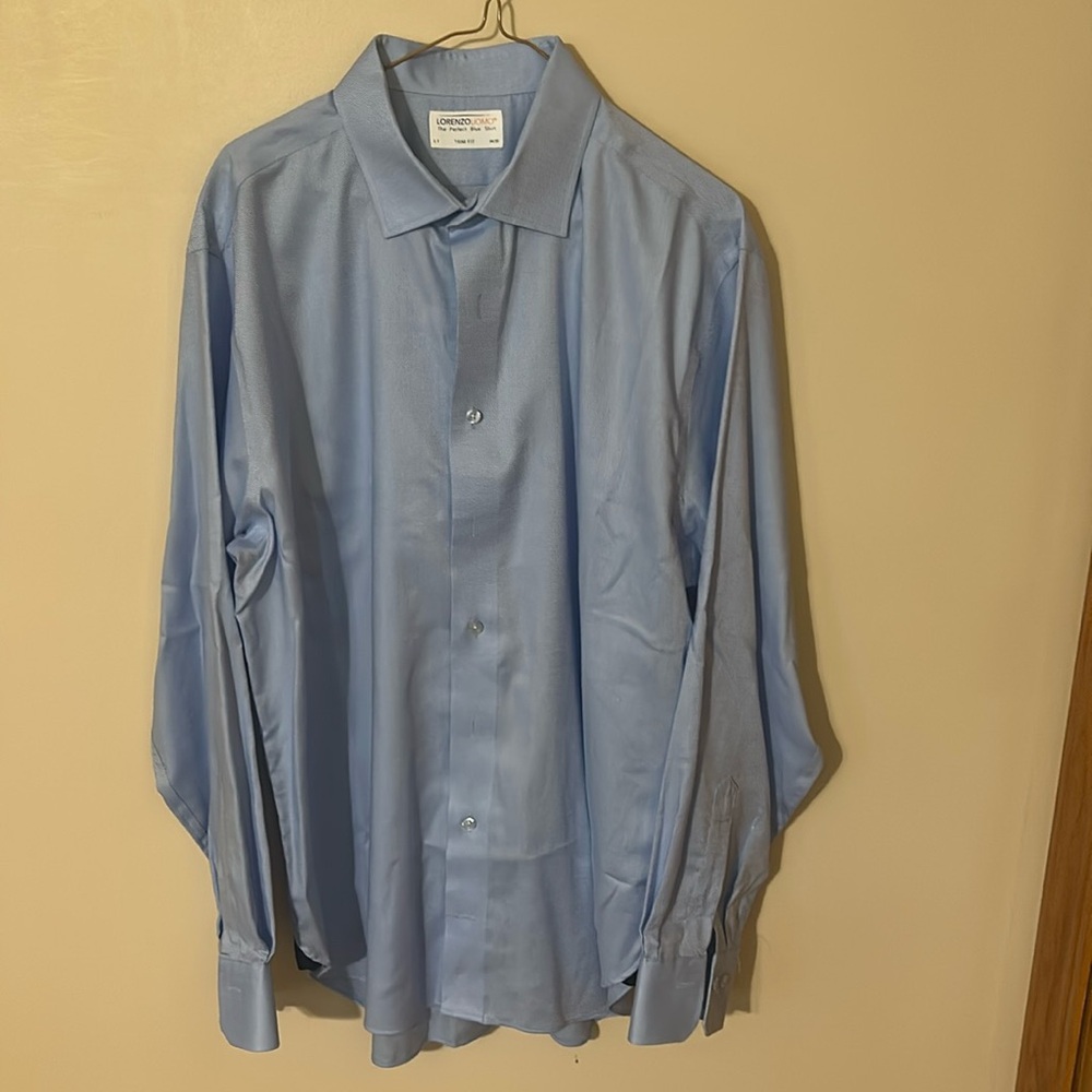 Lorenzo Uomo The Perfect Blue Short Trim Fit Size 17 34/35
